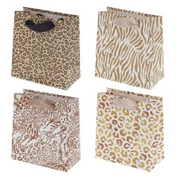 GAEM Пакет подарочный XS (бумага 230г/м2, блок микс 12шт), L14 W7 H15 см, 4в.