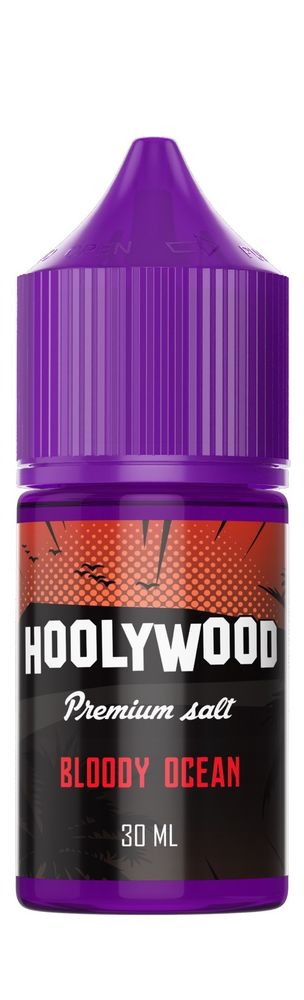Hoolywood Premium Salt - Bloody Ocean (Вишня с малиной), 30 мл
