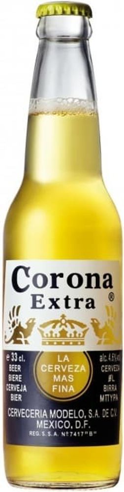 Пиво Корона Экстра / Corona Extra 0.355 - стекло