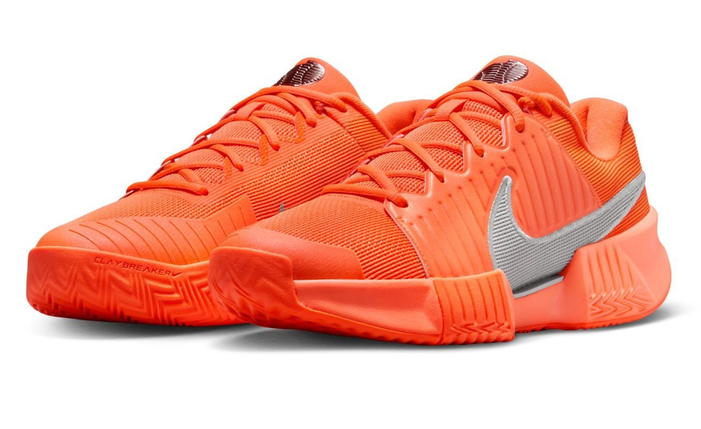 Мужские теннисные кроссовки Nike Zoom GP Challenge Pro Clay - hyper crimson/metallic silver