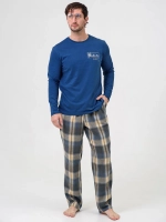 Пижама со штанами костюм домашний