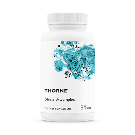 Thorne Research, Комплекс витаминов B, Stress B-Complex, 60 капсул