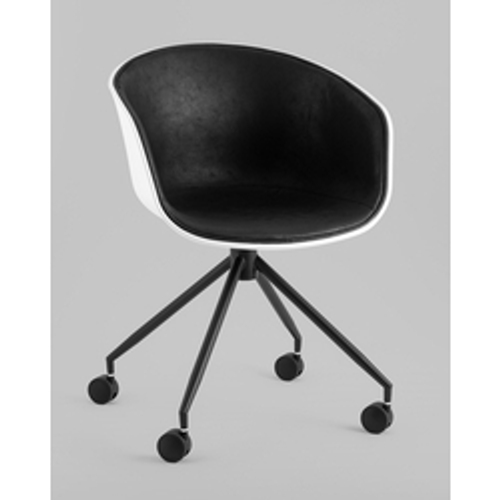 Кресло офисное LIBRA NL экокожа белый