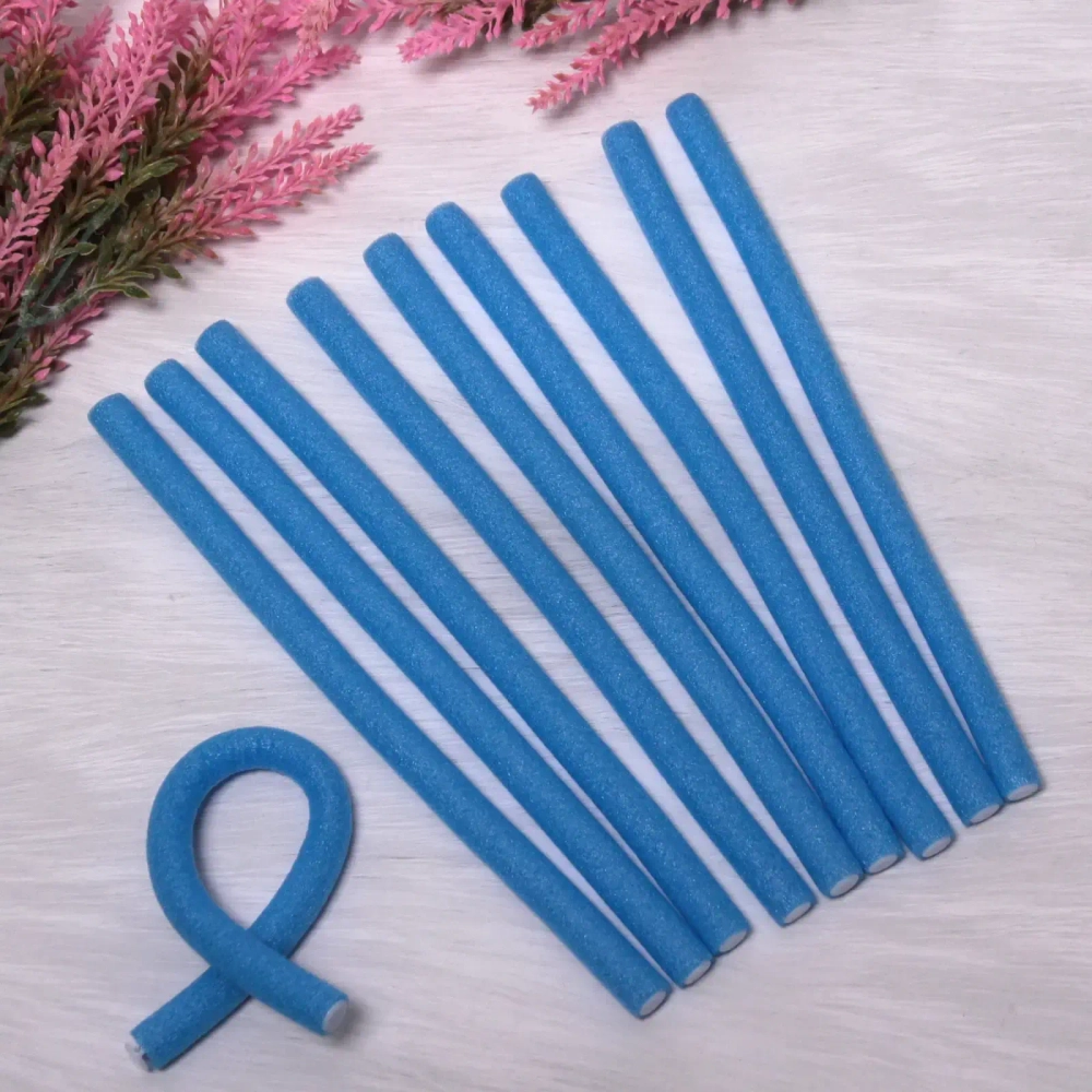 Бигуди бумеранги 10шт, цвет микс, d-12мм l-24см