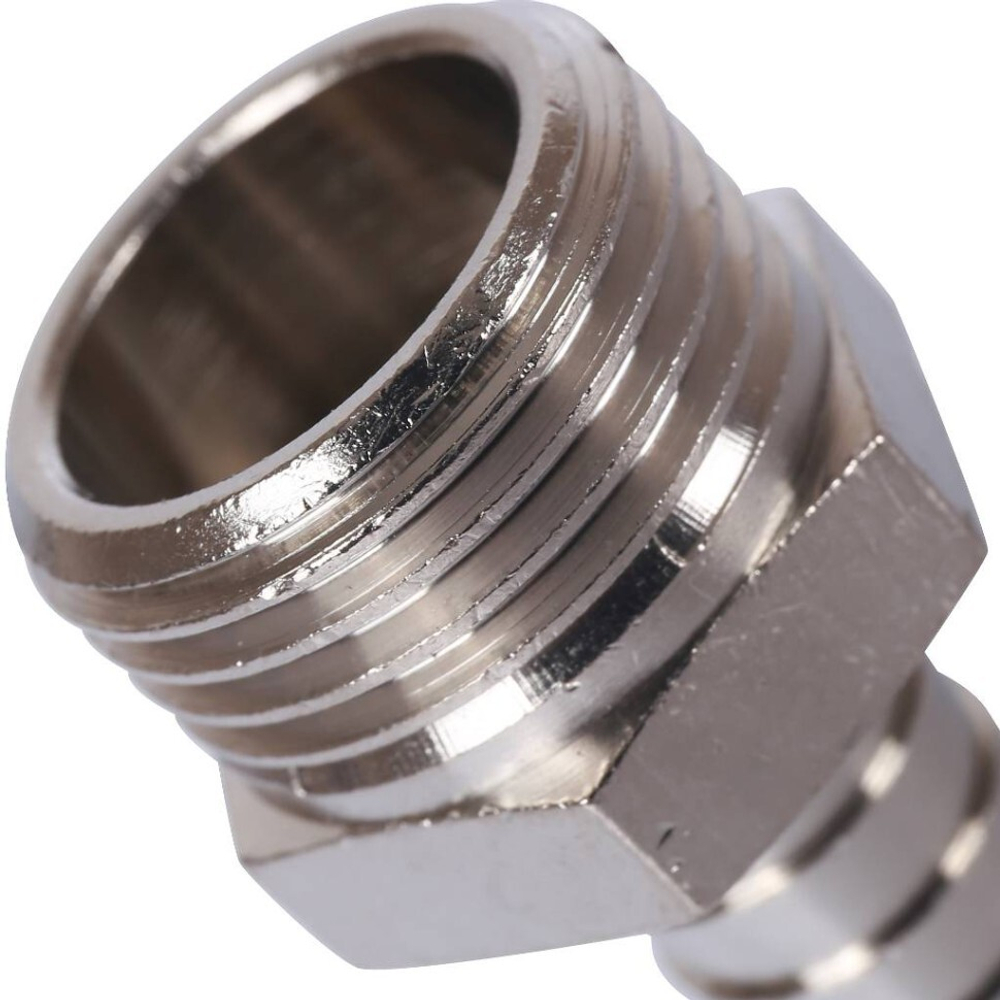 Штуцер НР никелированный 1/2"x12 STOUT