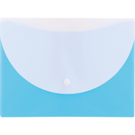 Папка-конверт на кнопке DELI "RIO", А5, 0,18 мм, с карманом, ассорти