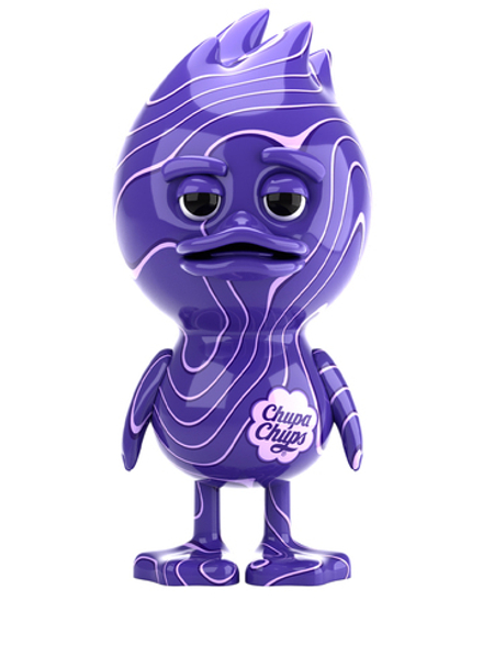 TUD TOY The Ugly Duck x Chupa Chups СТАТУЭТКА ДЕКОРАТИВНАЯ ФИОЛЕТОВАЯ, M