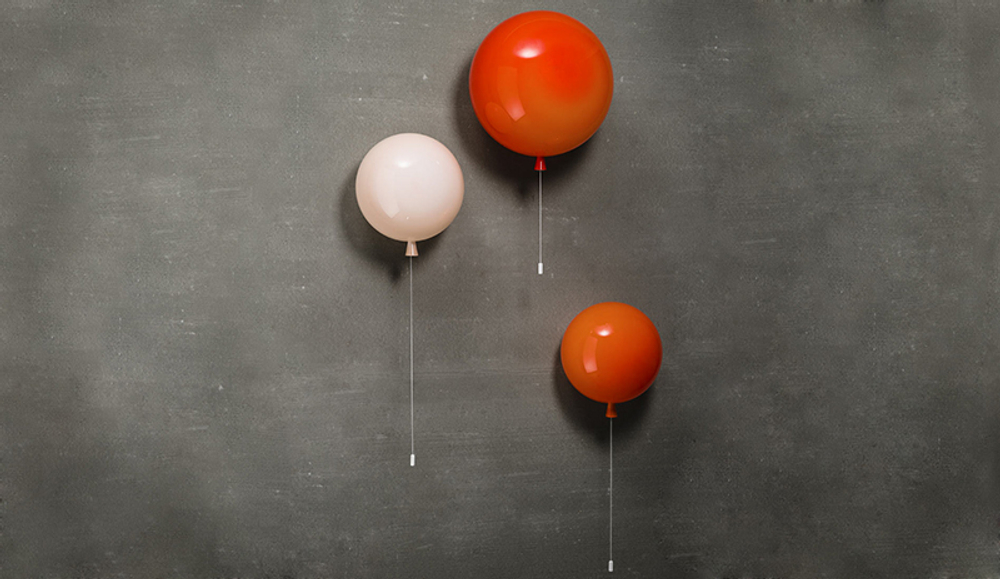 Wall design lamp  MEMORY by Brokis D 35 (Red)