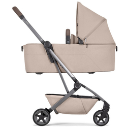 Коляска 2 в 1 Joolz Aer 2 с бампером Sandy Taupe/Mid Brown Carbon