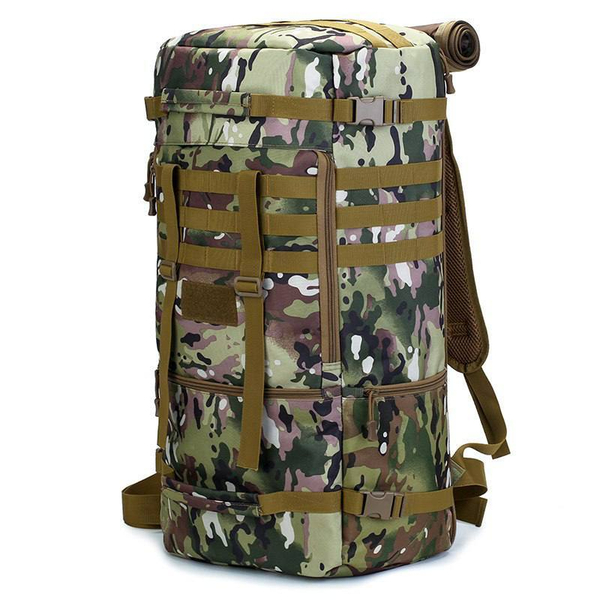 Тактическая рюкзак-сумка 70л / мультикам