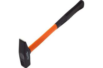 Слесарный молоток SPARTA 300 г, фибергласовая обрезиненная рукоятка 10373