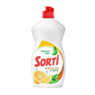 SORTI Ср-во д/посуды Апельсин и мята 450мл