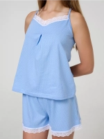 Летняя пижама с кружевом