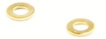 Шайба металлическая  1.2 золото, 100 шт