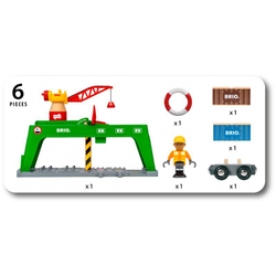 Brio Railway - Контейнерный кран 33996