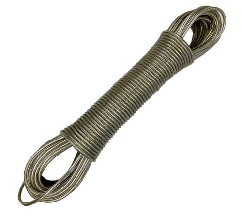 Шнур бельевой металл 20м супер прочный/рыжий кот