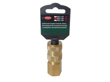 Быстроразъем пневматический с клапаном, внутренняя резьба 1/2''(в пластиковом держателе) RockForce##Rock FORCE RF-BSE1-4SF