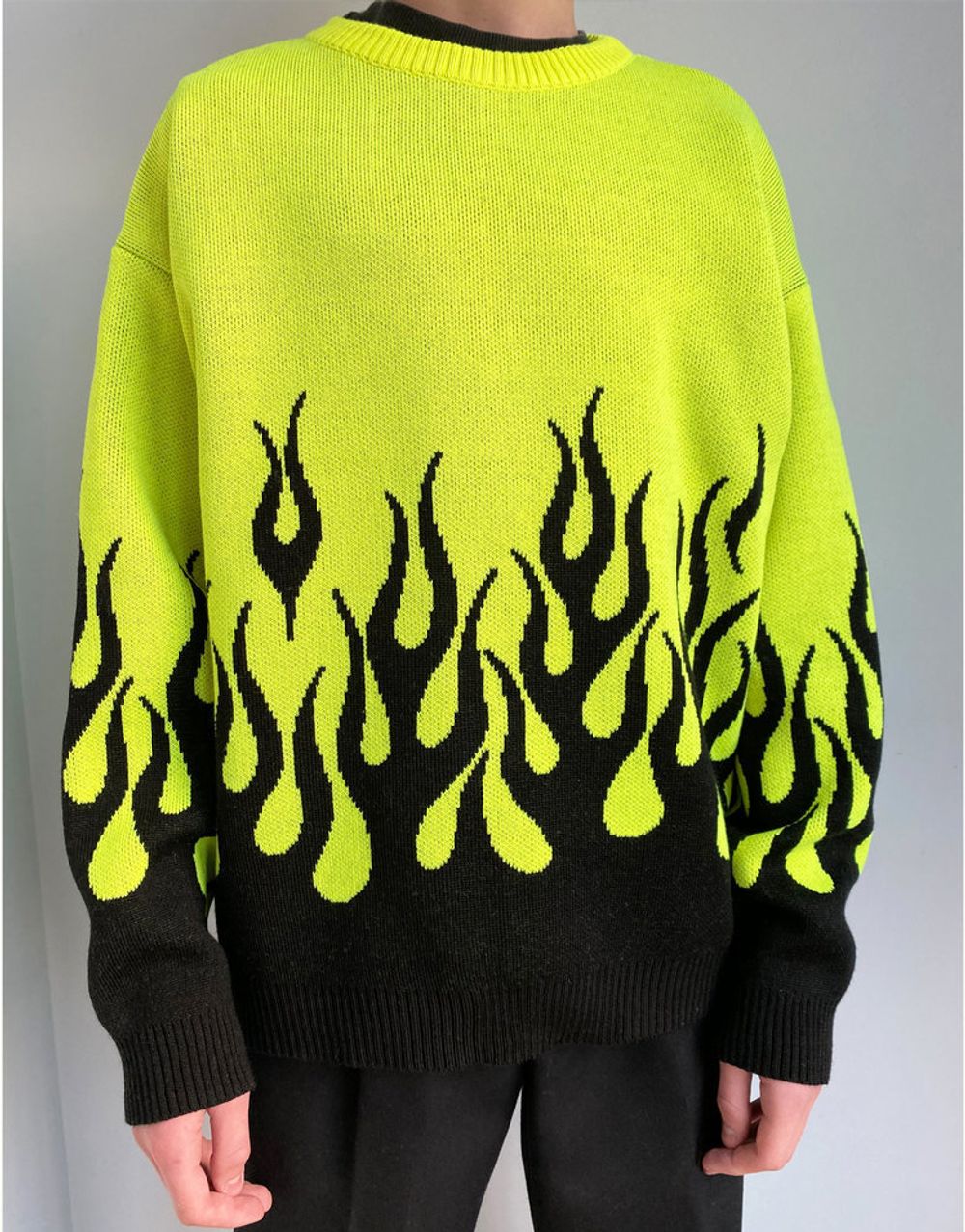 Свитер Behind the scenes Neon Flame Мужской