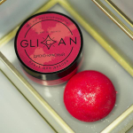 Пищевой блеск ПЛОТНЫЙ "Диско-красный" 10 г (GLICAN)