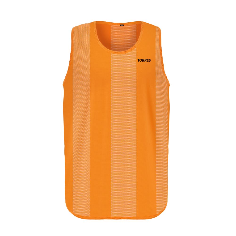 Манишка TORRES односторонняя, TR11043OR, р.Sr, тренировочная, полиэстер, оранжевый