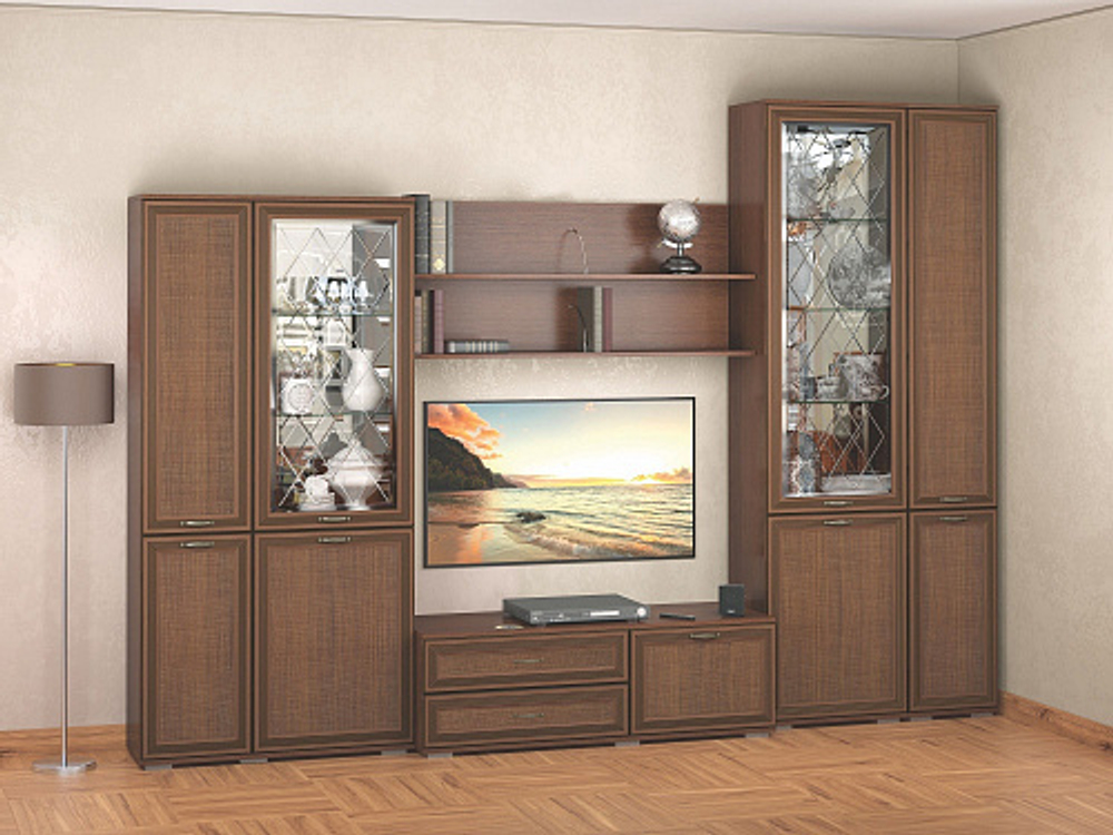 Гостиная Ливорно. Комплект 4, орех