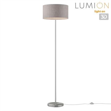 Торшер 2*E27 8251/2F никель/серый Nikki Lumion