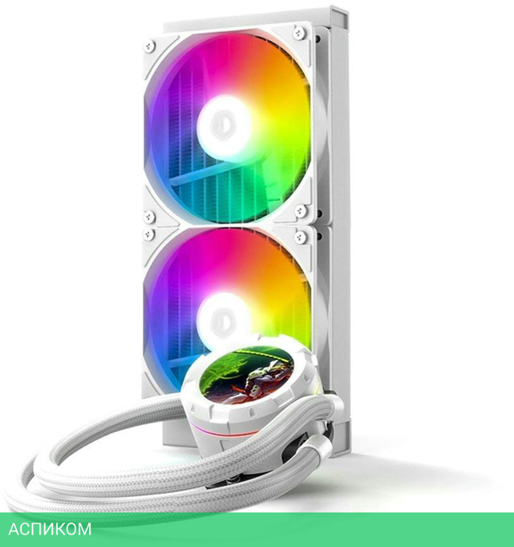 Система жидкостного охлаждения для процессора ID-Cooling SL240 XE White