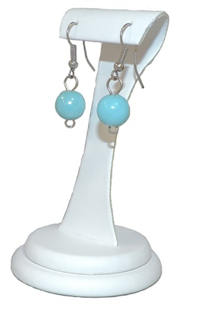 Подставка для серег/кобра/2 отверстия/накладка/двойное круглое основание