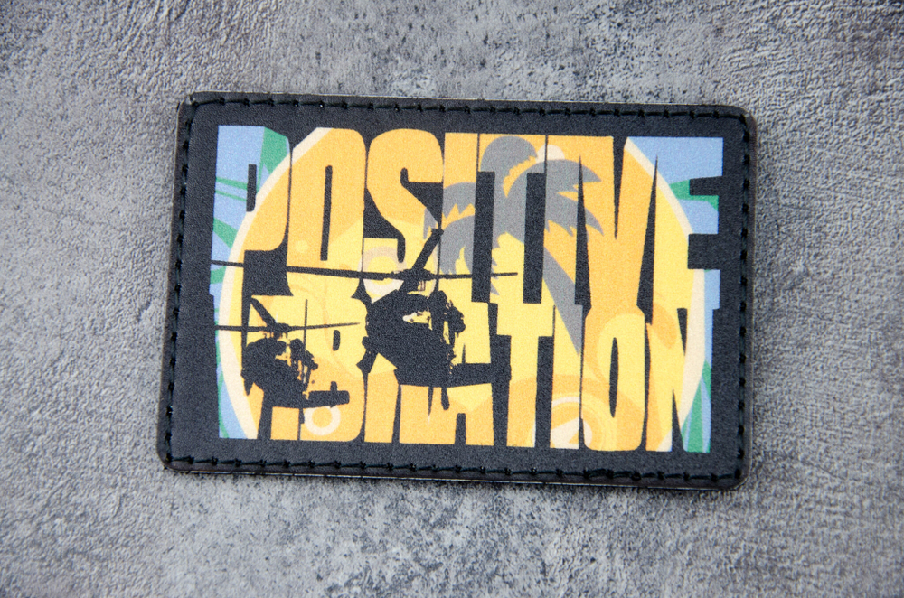 Шеврон Positive vibration печать