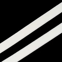 Резинка широкая, белая приглушенная 20 мм, Германия