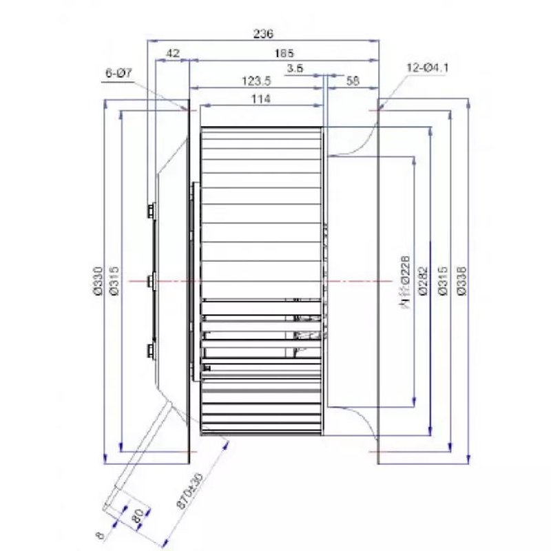 Мотор-колесо Vilmann FT-280-4D / LZW-280-4D