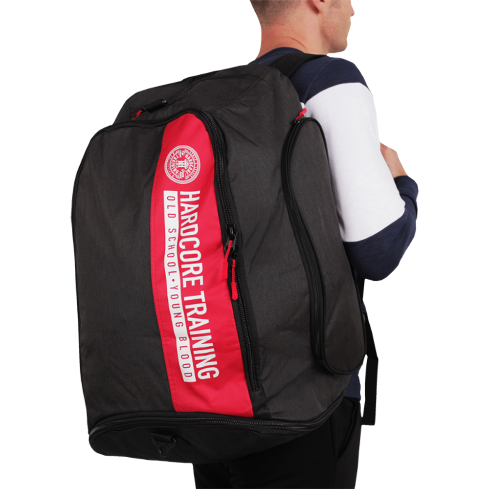 Сумка-рюкзак Hardcore Training Graphite Black/Red