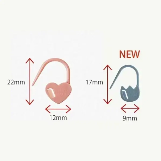 Набор маркеров для вязания "amicolle", сердце (булавки) Tulip