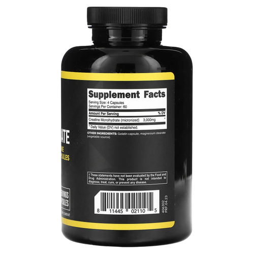 Primaforce, Моногидрат креатина, 240 капсул (750 мг на капсулу)