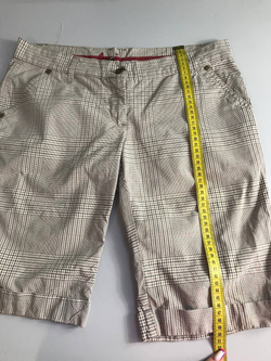 Шорты в мелкую клетку, маркировка 38, визуально 44/46 размер
