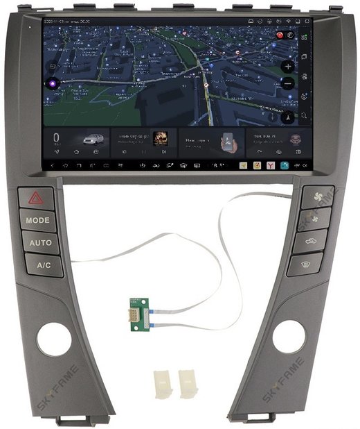 Магнитола для Lexus ES350 2006-2012 XV40 - Carmedia SF-9118 (рамка 9") QLed+2K, Android 13, UIS7870 (DUDU7), CarPlay, SIM-слот