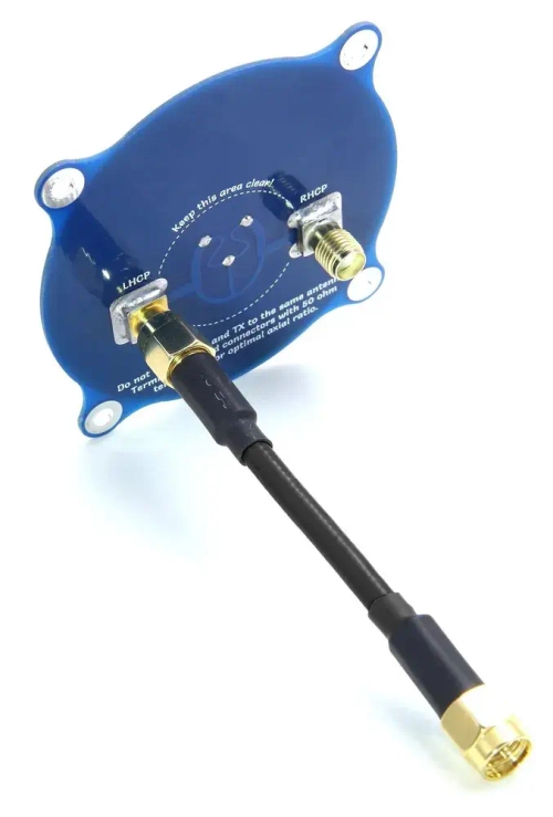 Патч-антенна GEPRC Triple Feed Patch-1 5.8GHz 9.4dBi (PR-SMA Male)