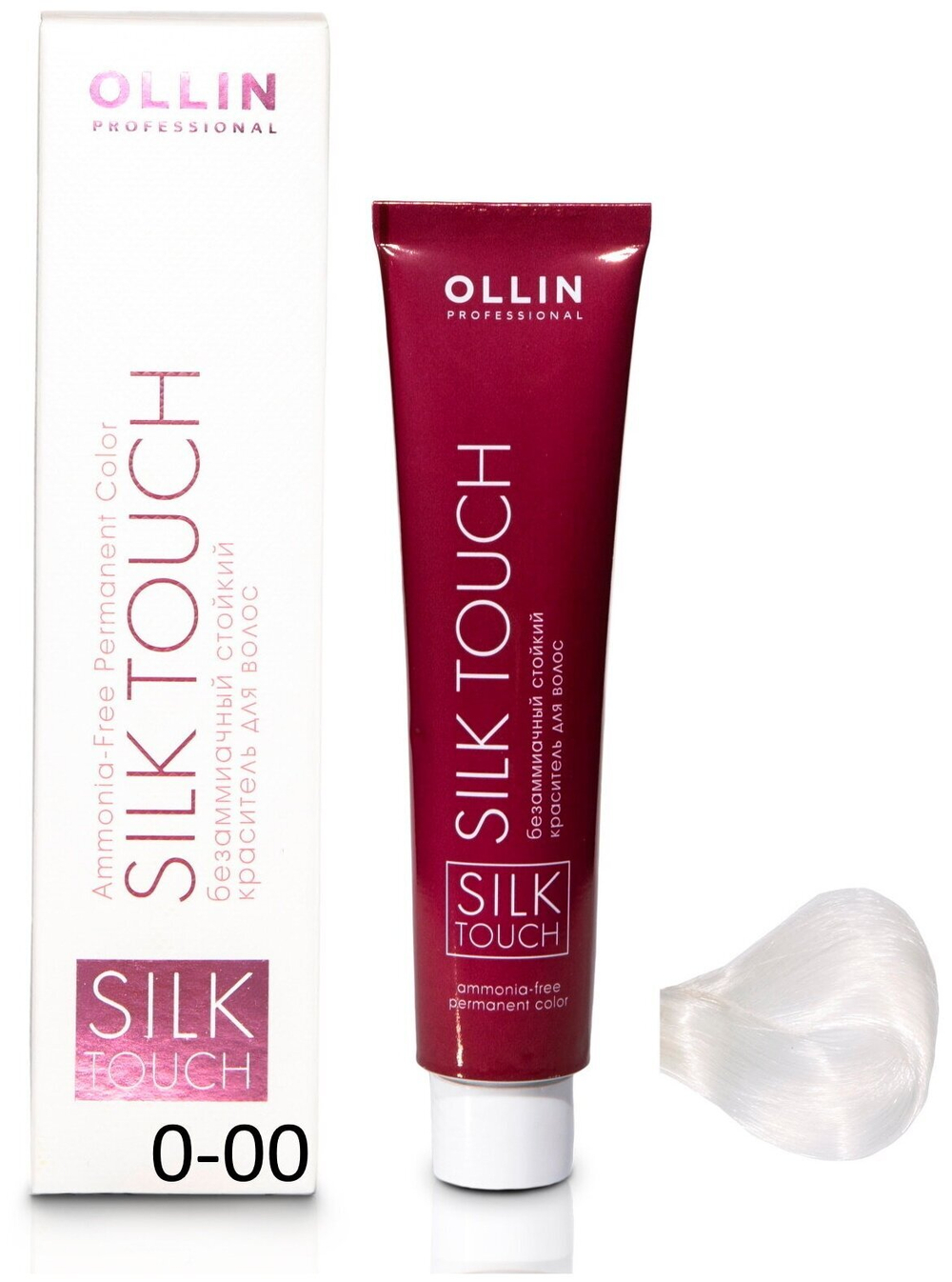 OLLIN SILK TOUCH 0/00 корректор нейтральный 60мл Безаммиачный стойкий краситель для волос