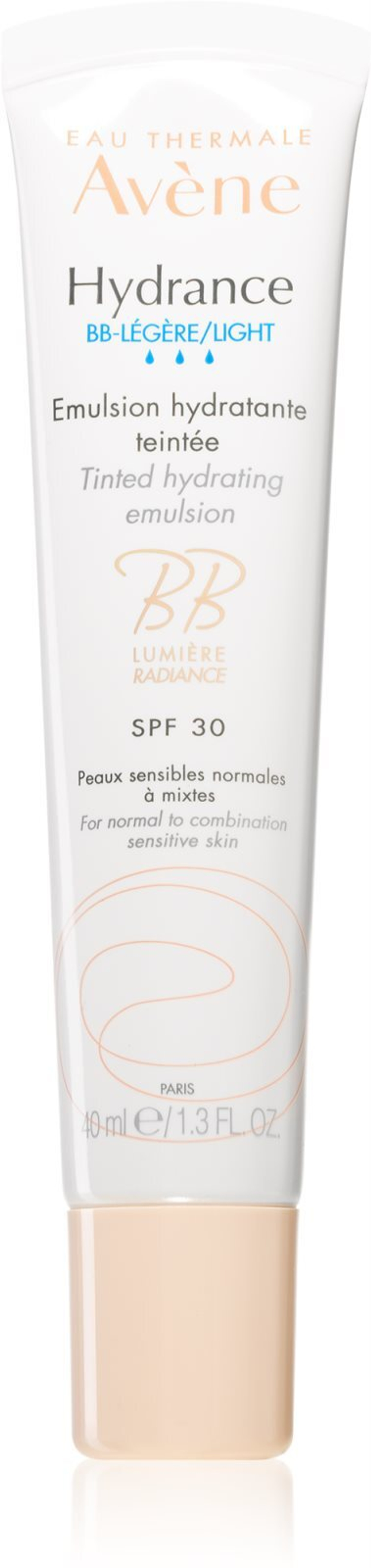 Avene Hydrance BB . light - тонирующая эмульсия SPF 30 /   40  ml  / GTIN 3282770208771