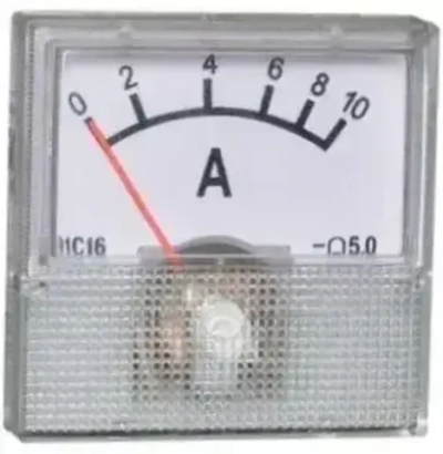 Амперметр 10А, щитовой прибор 40х40мм, без шунта