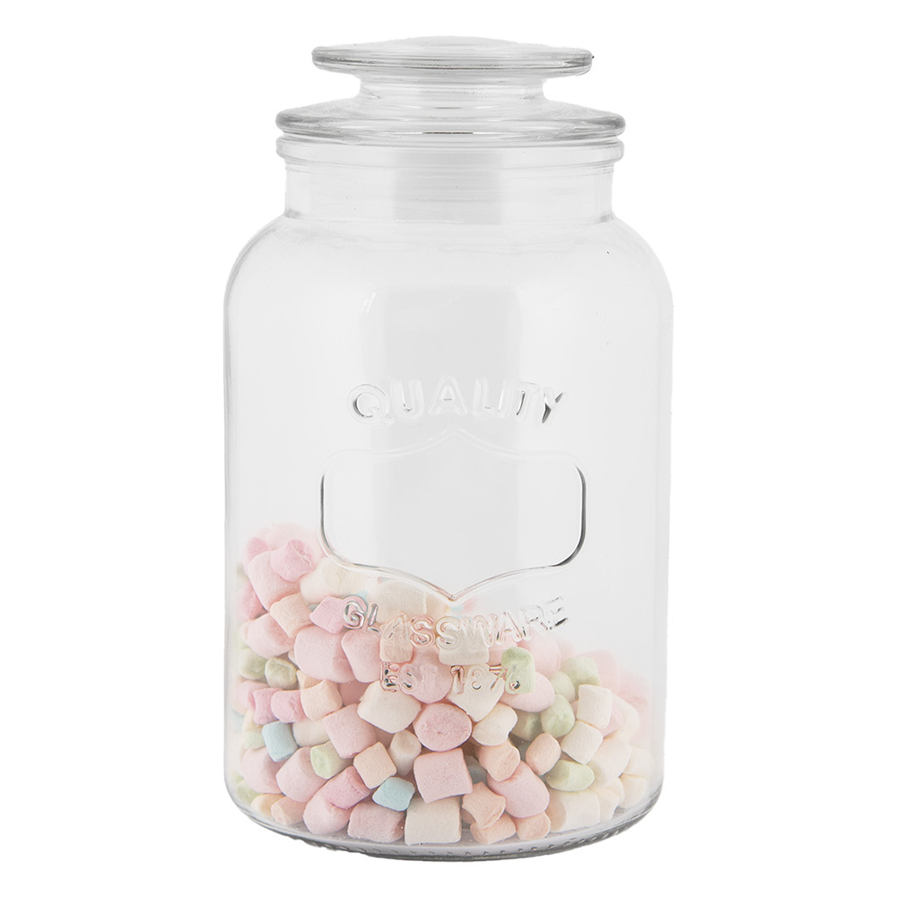 Банка "Винтаж" большая Ø 12x21см стекло