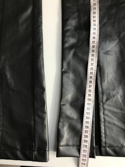 Штаны De Facto под кожу, эффектный клеш с вырезами спереди 42 размер, новые