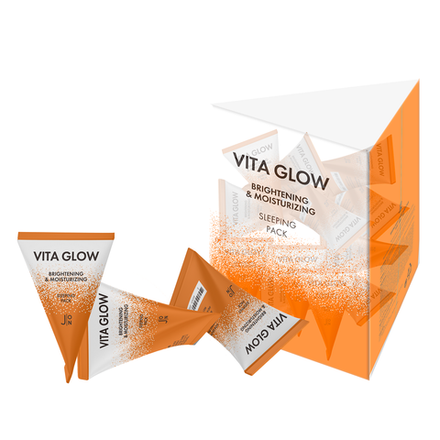 J:ON ВИТАМИНЫ  Маска для лица Vita Glow Brightening&Moisturizing Sleeping Pack, 1 шт * 5 мл