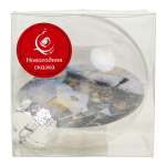 Шар новогодний Зимняя ночь 8см