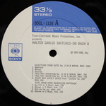Walter Carlos / Switched-On Bach II (LP)