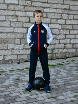 Спортивный костюм Классика для мальчика (белый рукав)