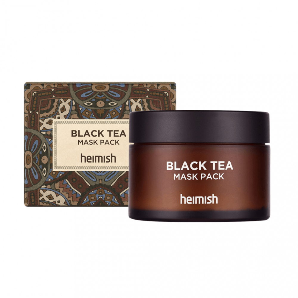 Лифтинг-маска против отеков с экстрактом черного чая Heimish Black Tea Mask Pack 110мл