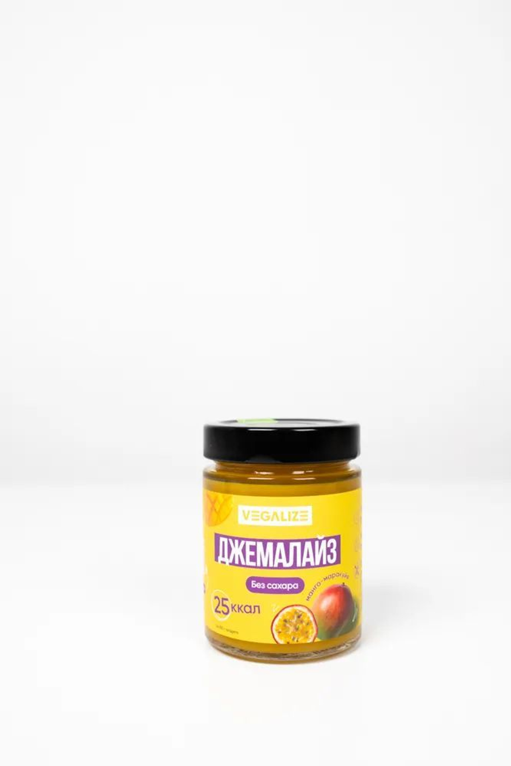 Джем 3 шт, Джемалайз VEGALIZE 3 шт, Манго-маракуйя, без сахара, низкокалорийный, фитнес-продукт, для похудения, постный