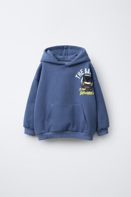 ZARA ХУДИ THE BATMAN DC ™, ЯРКО-СИНИЙ