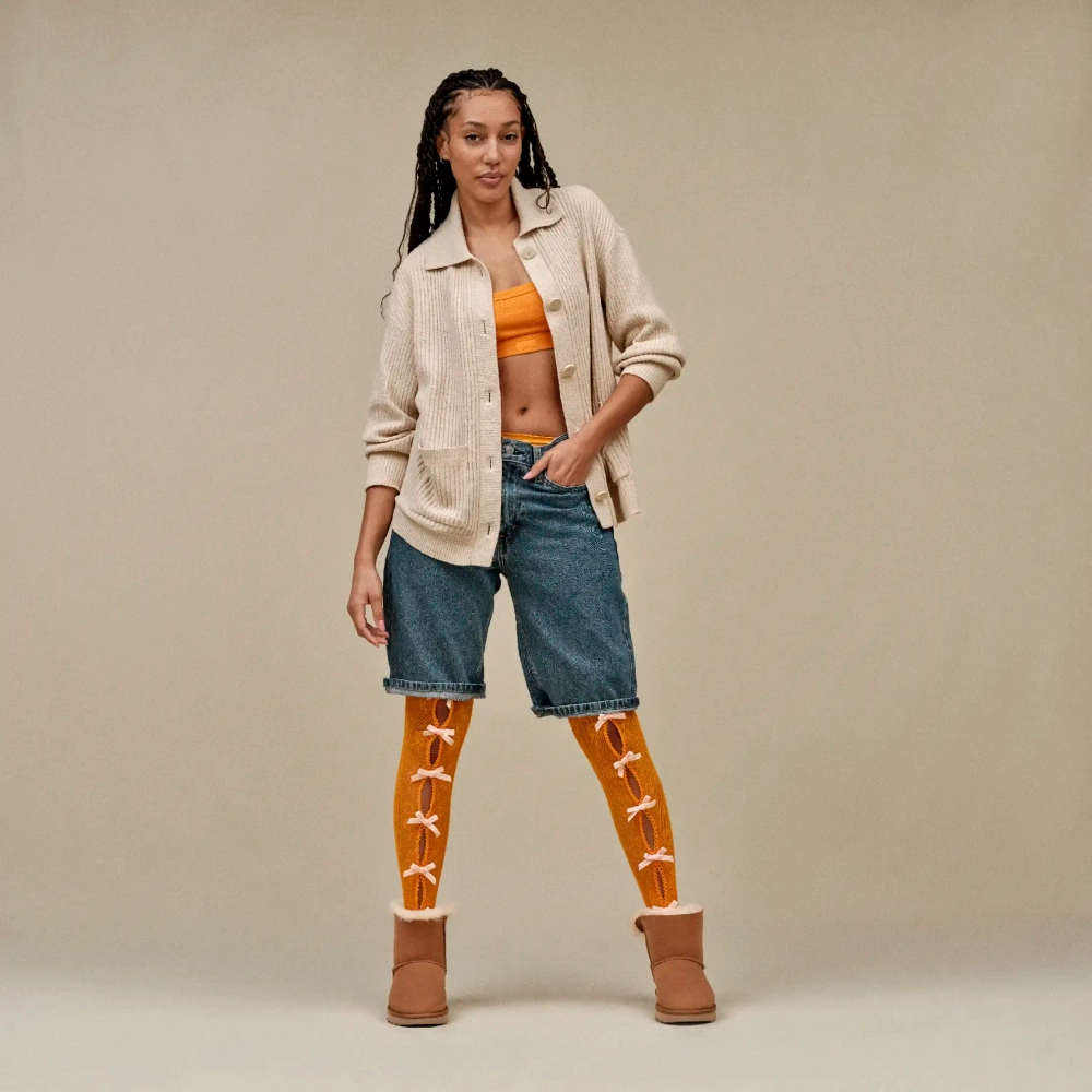 UGG Угги Mini Bailey Bow, коричневый